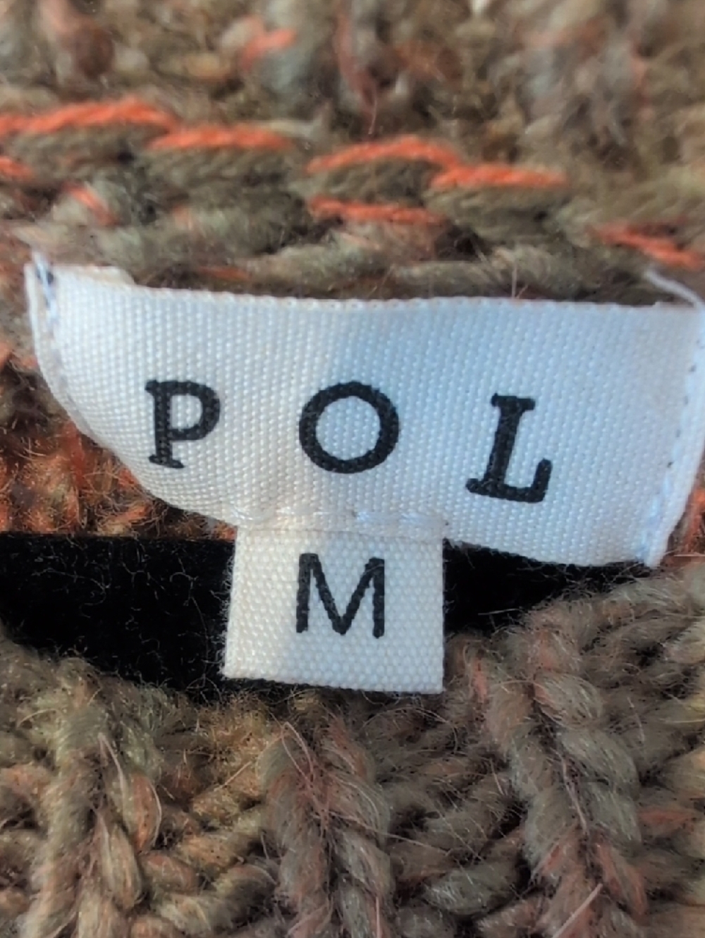 POL Oversized Striped Knit Sweater Size M - Picture 3 of 6
